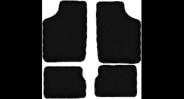 BASIC zwarte veloursmatten voor: Opel Corsa A hatchback (1982-1993)