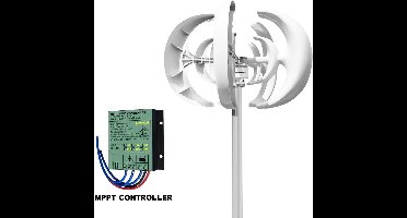 Windturbine - Windmolen - Windturbine Generator - Windenergie - Verticale - 3000W - 24V - met Windcontroller - Stille en Krachtige Energieoplossing voor Thuisgebruik