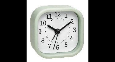 TFA wekker/reiswekker - alarmklok - mintgroen - 5 cm - kunststof