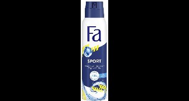 Fa - Deodorant Spray - Sport - Citroen - Tegen Vlekken - 48 uur Bescherming - 150 ml
