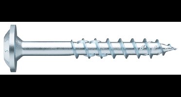 Wurth - ASSY 4 WH staal verzinkt DD tellerkop RW - ASSY® 4 WH tellerkopschroef Staal verzinkt deeldraad tellerkop - x 50 st - Interne aandrijving RW40