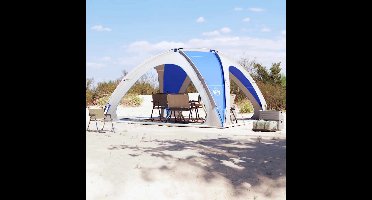 vidaXL - Partytent - waterdicht - azuurblauw