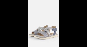 Tamaris Comfort Sandalen blauw Leer - Maat 37