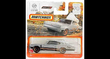 MATCHBOX 1966 DODGE CHARGER MUSCLE CAR 12-100 SILBER METALIC (1:64)