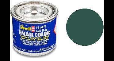 Revell Hobbyverf Enamel verf - #48 Sea Green - Matt - RAL6028 - Enamel - Verf potje - 14 ml