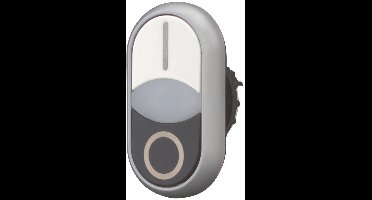 Eaton 284816 M22-DDLF-WS-X1/X0 Dubbele drukknop Kunststof frontring 1 stuk(s)