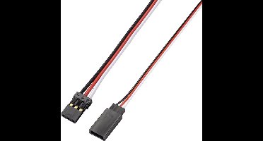 Reely Servo Verlengkabel [1x JR-bus - 1x Futaba-stekker] 100.00 cm 0.14 mm² Plat 10 stuk(s)