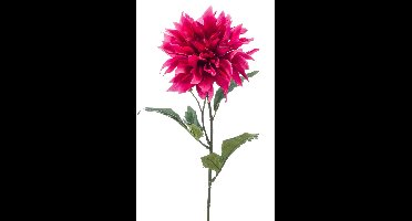 Emerald - Kunstbloem Dahlia fuchsia 60cm - Kunstplant voor binnen