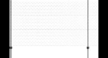 vidaXL - Hek - met - Paal - Grijs