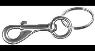 dörner + helmer 4815344 Karabijnhaak vernikkeld 70 mm 12 stuk(s)