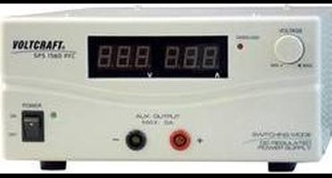 VOLTCRAFT SPS 1560 PFC Labvoeding, regelbaar 1 - 15 V/DC 6 - 60 A 900 W Remote Aantal uitgangen: 2 x