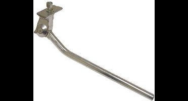 Esge Middenstandaard - Aluminium - 28 inch - Zilver - Verstelbaar