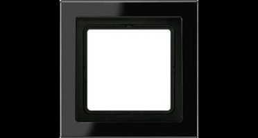 Jung LSD981SW Afdekking Frame 1-voudig Zwart 1 stuk(s)