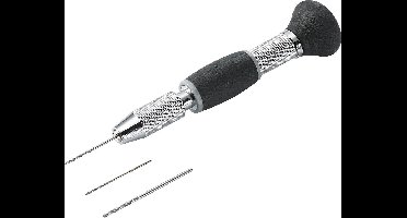 Revell Boorset - Modelbouw Gereedschap - 39064 Hand Boor met 3 Boortjes - 0,7 mm, 1,0 mm en 1,3 mm