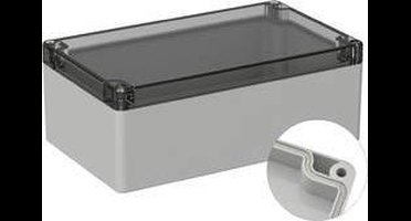 TRU COMPONENTS TC-9065484 Outdoorbehuizing 200 x 120 x 75 Polycarbonaat Grijs-wit (RAL 7035) 1 stuk(s)