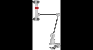 Barkan - Telescopische Beugel 4 inch - 12 inch/10.2cm - 30.5cm Portable, Uittrekbare-Arm, Multi-Position Smartphone + Tablet - 3D 360