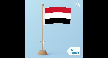 Tafelvlag Jemen 10x15cm | met standaard