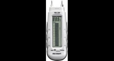 VOLTCRAFT FM-200 Materiaalvochtmeter Meetbereik bouwvochtigheid 0.2 tot 2 %Vol. Meetbereik houtvochtigheid (bereik) 6 t