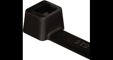 HellermannTyton 111-14810 T150R-N66-BK-C1 Kabelbinder 365 mm 7.60 mm Zwart 100 stuk(s)