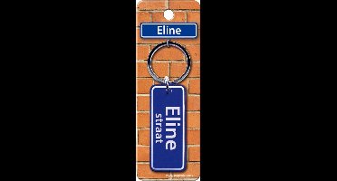 Paper Dreams Sleutelhanger Eline Straat 9 X 3 Cm Staal Blauw