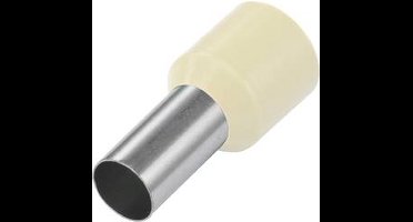 TRU COMPONENTS 1091274 Adereindhulzen 10 mm² Deels geïsoleerd Ivoor 100 stuk(s)