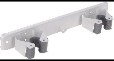 Pro Garden Tuingereedschap Ophangsysteem - Muurbevestiging - 2 Hangers - Kliksysteem - Bezemhouder