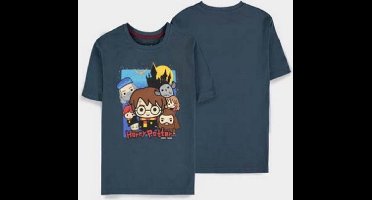 Harry Potter Kinder Tshirt -Kids 134- Blauw
