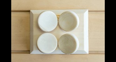 HaLu sauna hoofdsteun rechthoekig - Espen