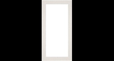 Passe-Partout Fotomaat 13x18 cm - Lijstmaat 20x40 cm - Lichtgrijs - Museumkarton - Fotolijst niet inbegrepen