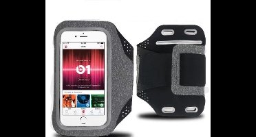 Sportarmband Geschikt voor Samsung Galaxy M51 Fabric/Stof - Grijs / Donker Grijs