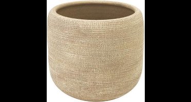Bloempot Groves Zand 18x18xh16cm Cilindrisch Aardewerk