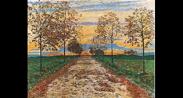 Kunstdruk Ferdinand Hodler - Herbstabend 1892 60x48cm