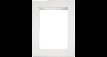 Passepartout lijsten, afm 28,5x37 cm, wit, A4, 100 stuks