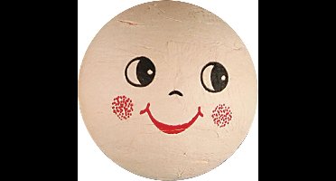 Creotime beige Katoenbal 40 Mm