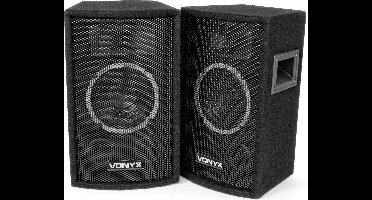 Speakers - Vonyx SL6 passieve speakerset met 6'' woofer - 2-weg systeem - 500W