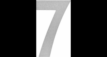 Intersteel Huisnummer 7 200 mm rvs geborsteld