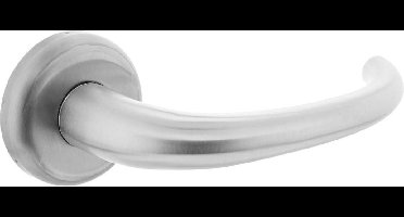 Intersteel Deurkruk Passion op rozet rvs geborsteld