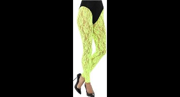 Groene jaren 80 panty voor dames