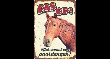 Plenty gifts waakbord blik paard