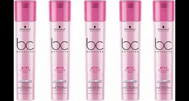 10x Schwarzkopf Professional BC Bonacure pH4.5 CF Zilvershampoo 250 ml
