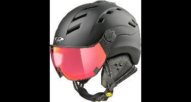 CP Camurai - Skihelm - dl vario polar red vizier - Zwart - 56-58/M