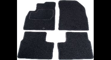 Automatten op maat - zwart stof - geschikt voor Nissan Micra MK4 2010-2017