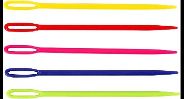 Garennaald, L: 7 cm, diverse kleuren, 50 stuk/ 1 doos