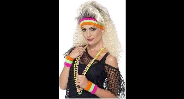 Smiffys - Sweatbands Kostuum Accessoire Set - Multicolours
