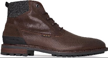 PME Legend - Heren Veterschoenen Huffster Dark Brown - Bruin - Maat 44