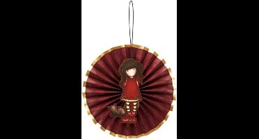 Smiffys Feestdecoratie Santoro Gorjuss Ruby Fans Rood
