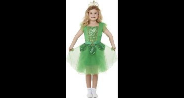 Smiffys - Deluxe St Patrick's Day Glitter Fairy Kinder Kostuum - Kids tm 12 jaar - Groen