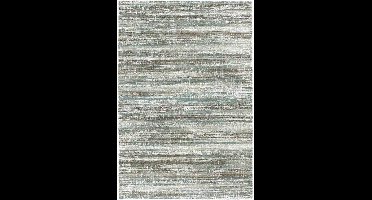 Rugsman Camel Vloerkleed - 240 x 340 cm - Blauw - Rechthoekig - Polypropylene - Woonkamer - Schakering - Shaggy - Hoogpolig, Modern
