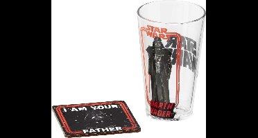 Star Wars Darth Vader Set Glass and