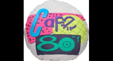 Sierkussen - Back To The Future Cafe - Multicolor
